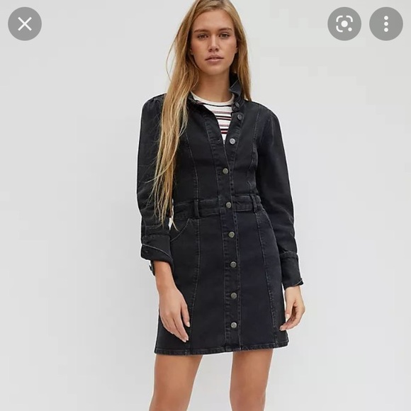 Boyish Dresses & Skirts - NWT Boyish Minka Mini Denim Shirtdress